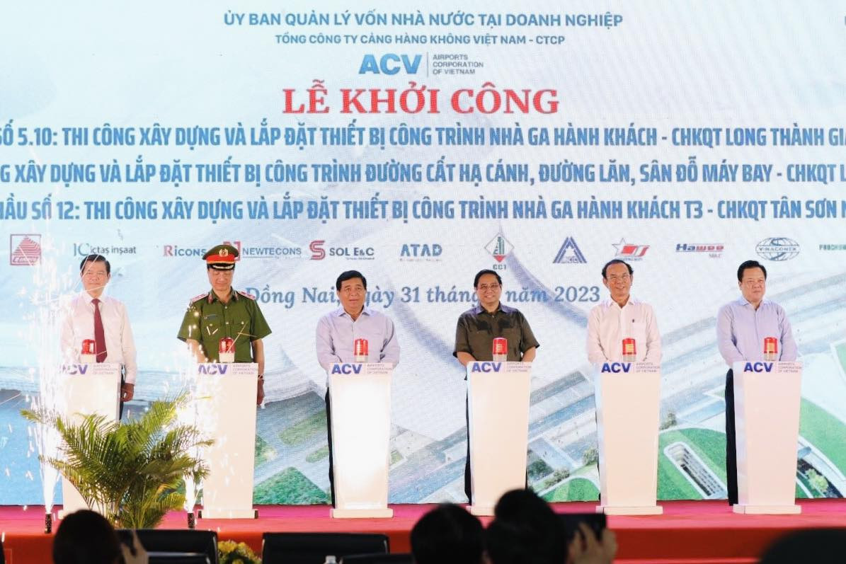 Thủ tướng bấm nút khởi công nhà ga sân bay Long Thành