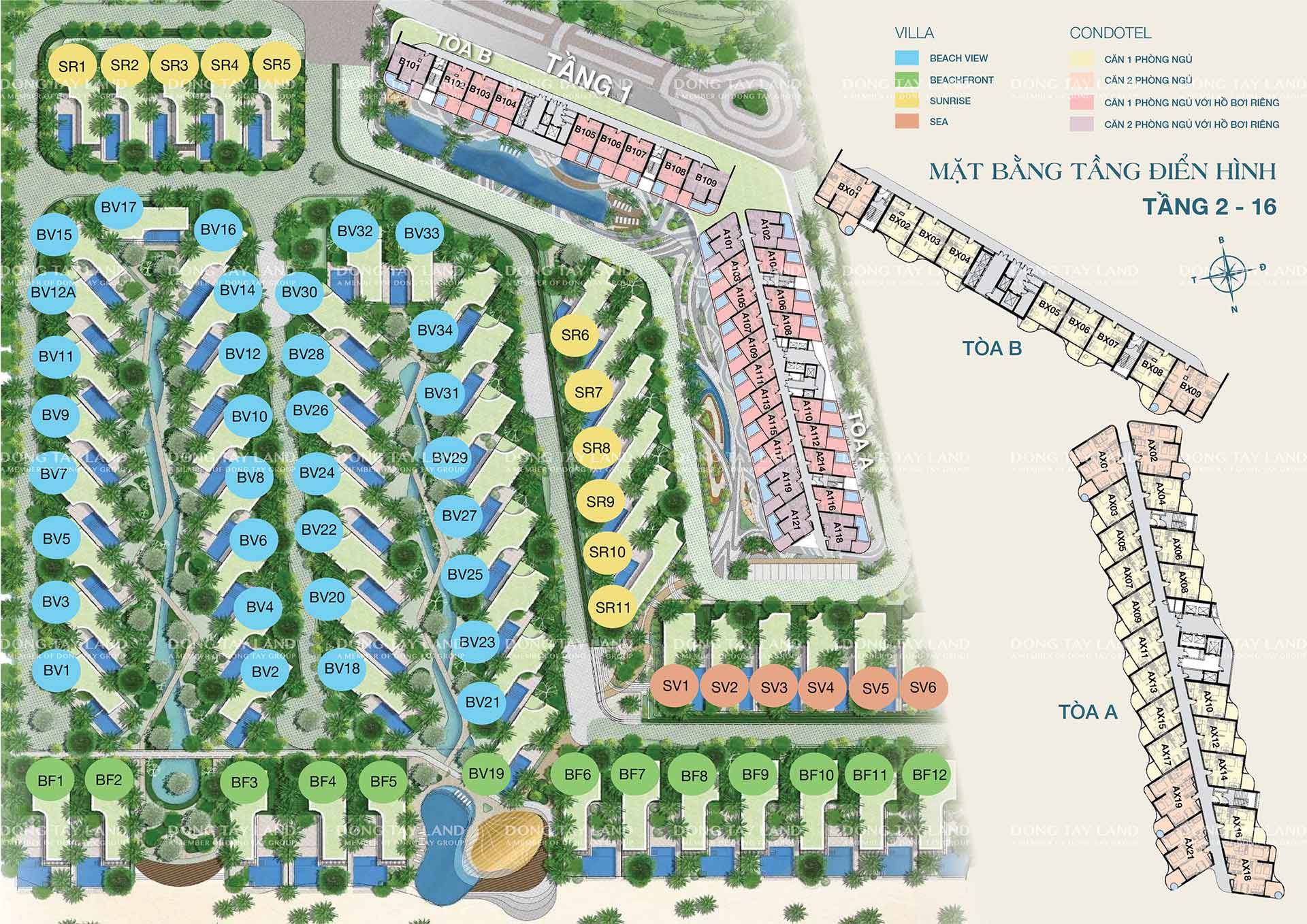 Ixora Ho Tram By Fusion có ban công riêng với tầm nhìn hướng biển trực diện 