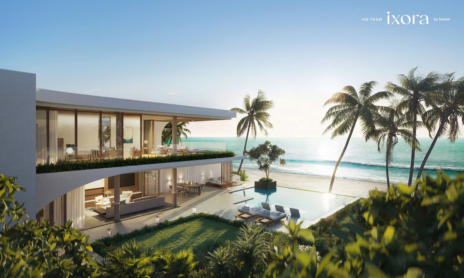 Beachfront villa Ixora Hồ Tràm by Fusion